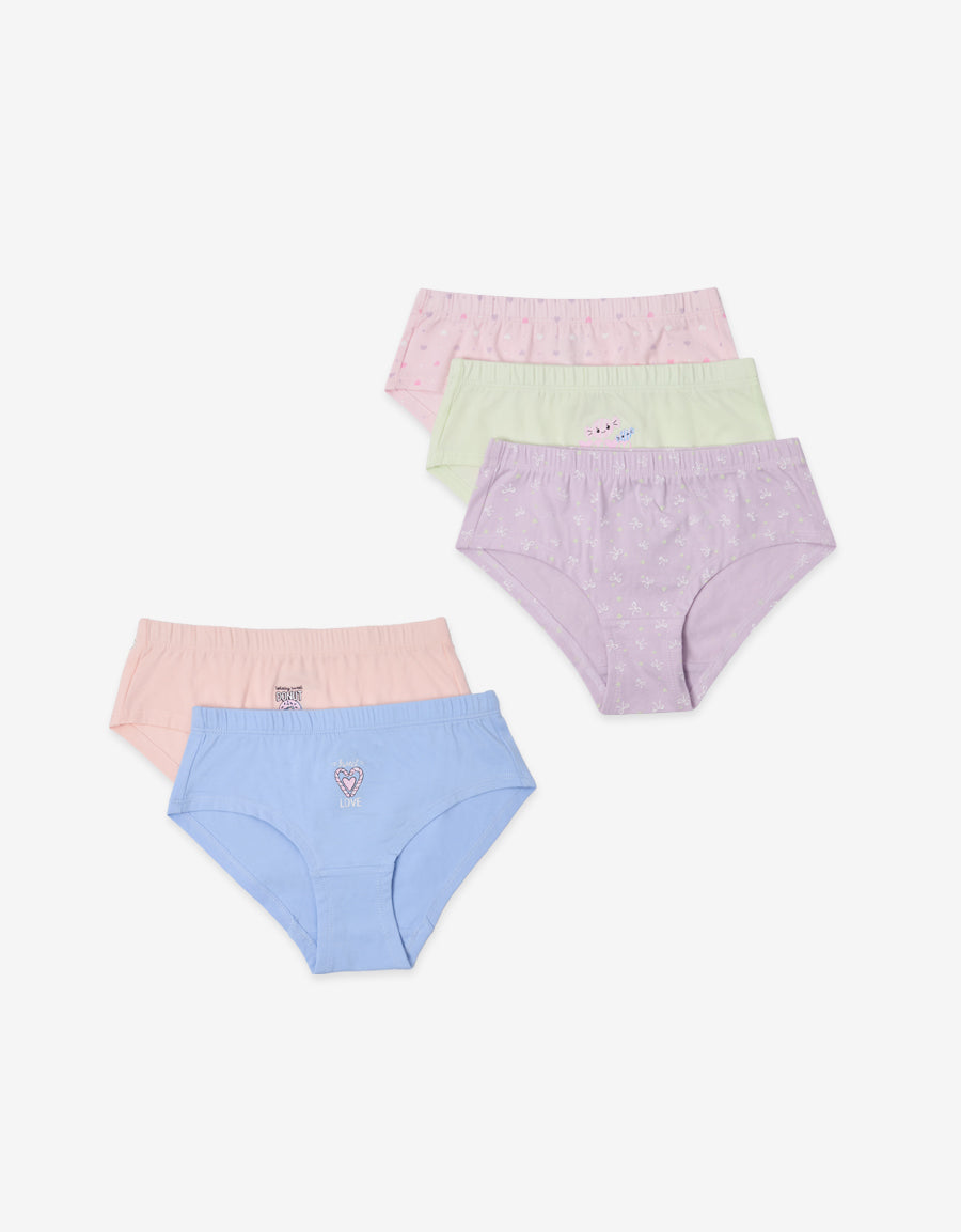 5-Pack Cotton Brief in Multicolor