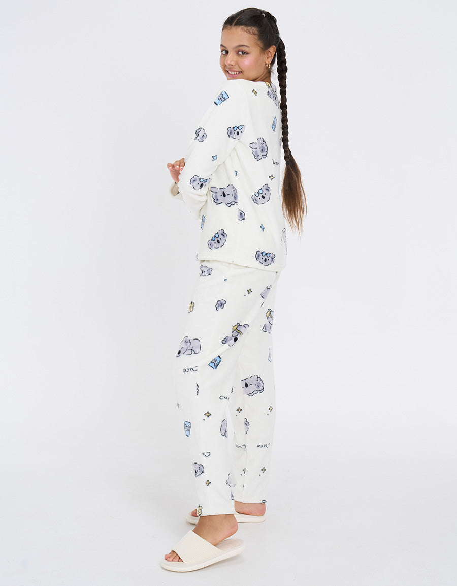 Fleece Pajama Set