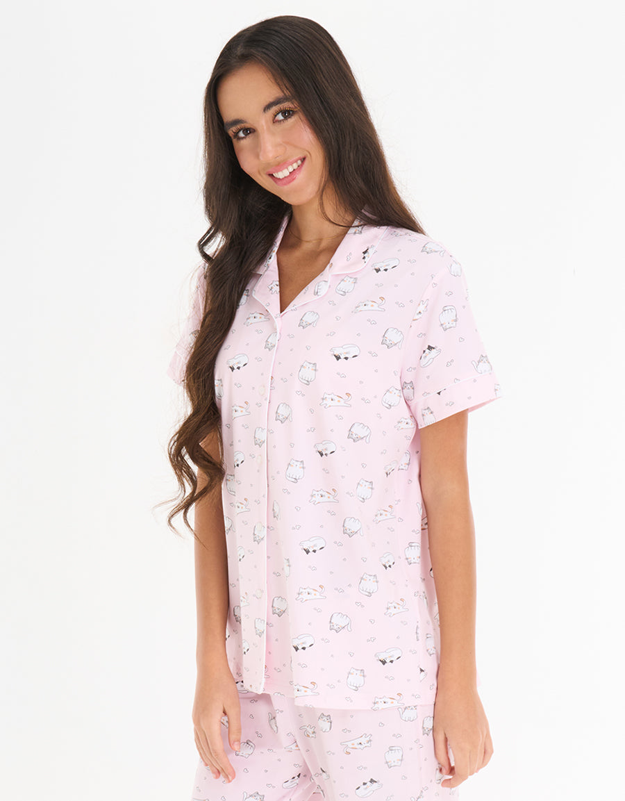 Short Sleeve Pajama Set