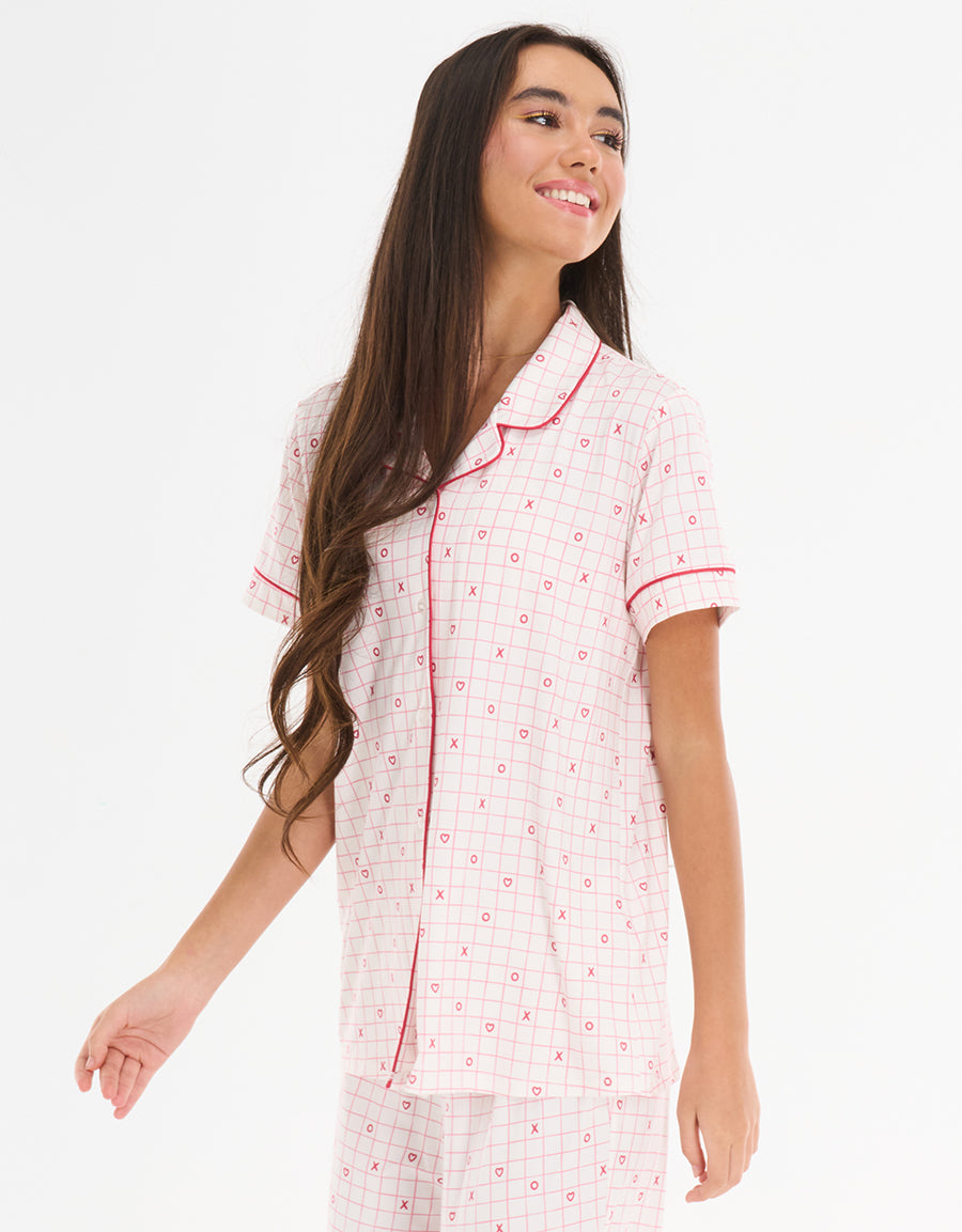 Short Sleeve Pajama Set
