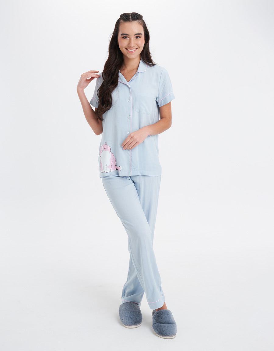 Satin Pajama Set