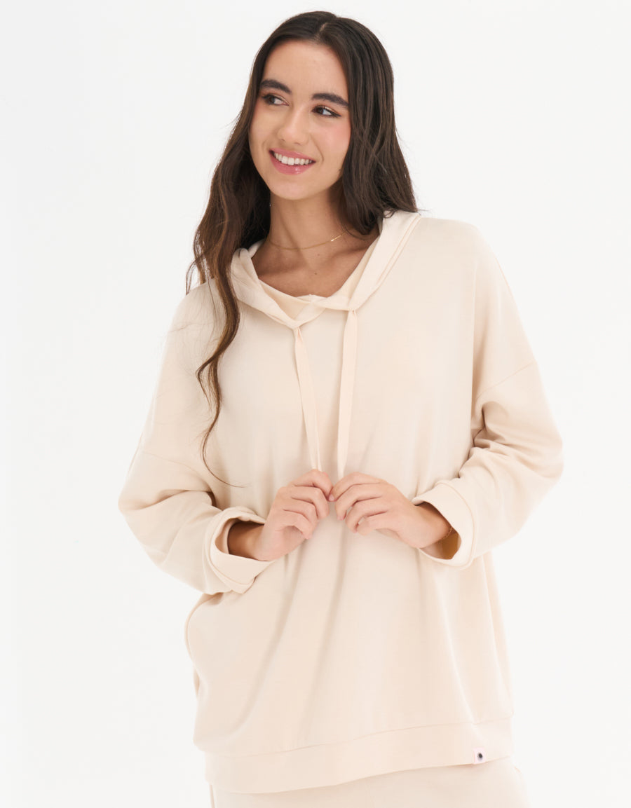 Soft Stretch Hoodie Sweatshirt