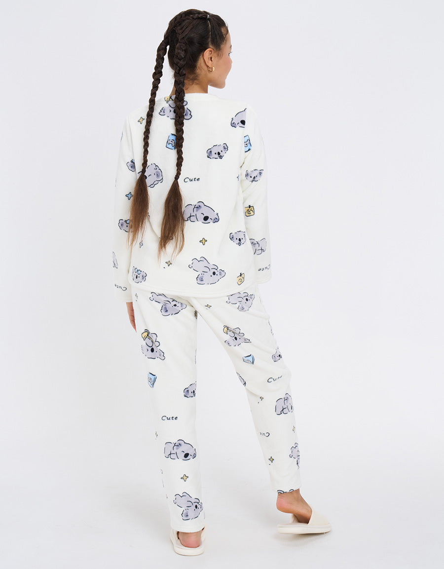 Fleece Pajama Set