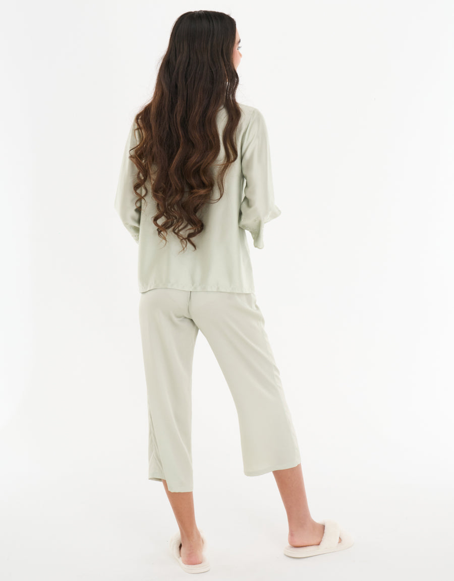 Long Sleeve Sleeve Pajama Set