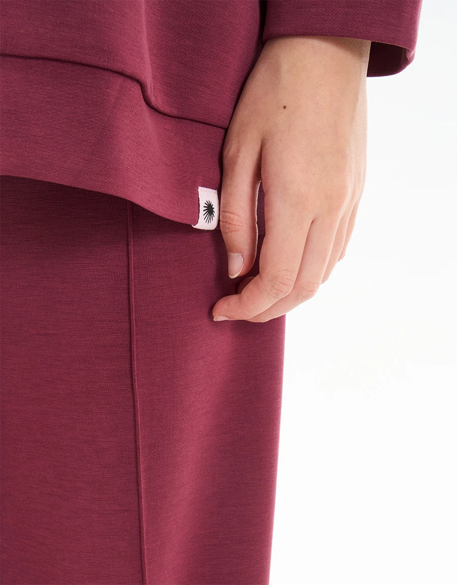Modal Wide-Leg Sweatpant