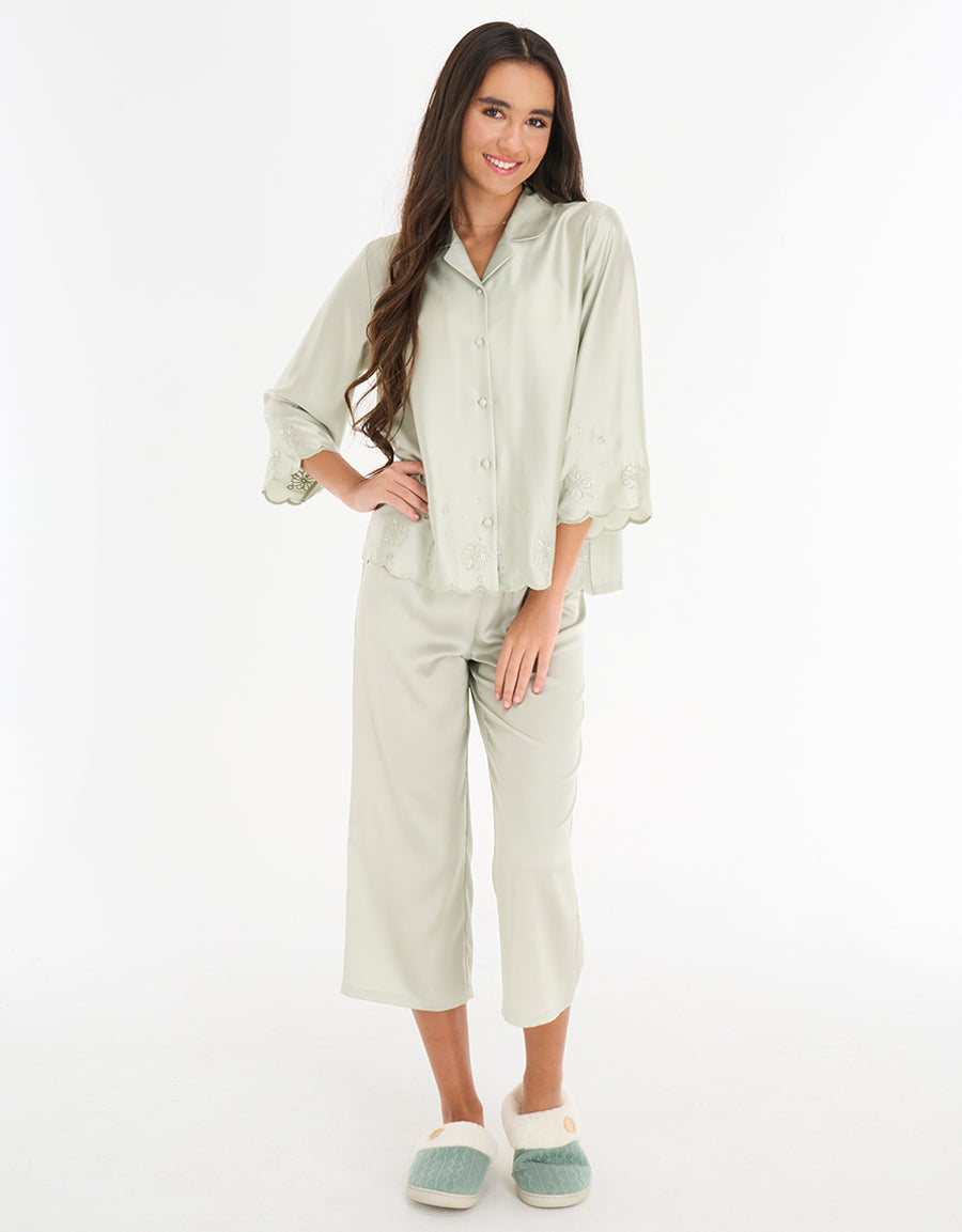 Long Sleeve Sleeve Pajama Set