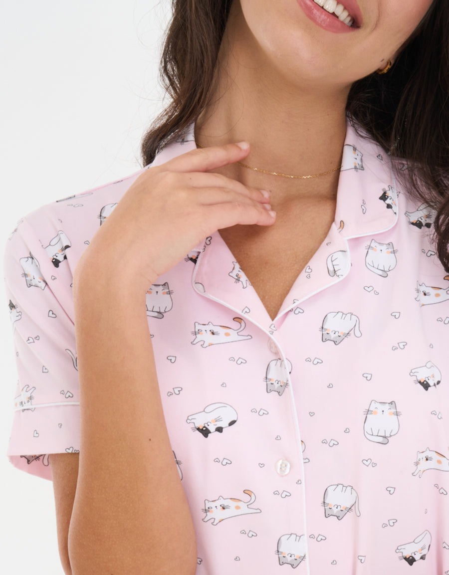 Short Sleeve Pajama Set