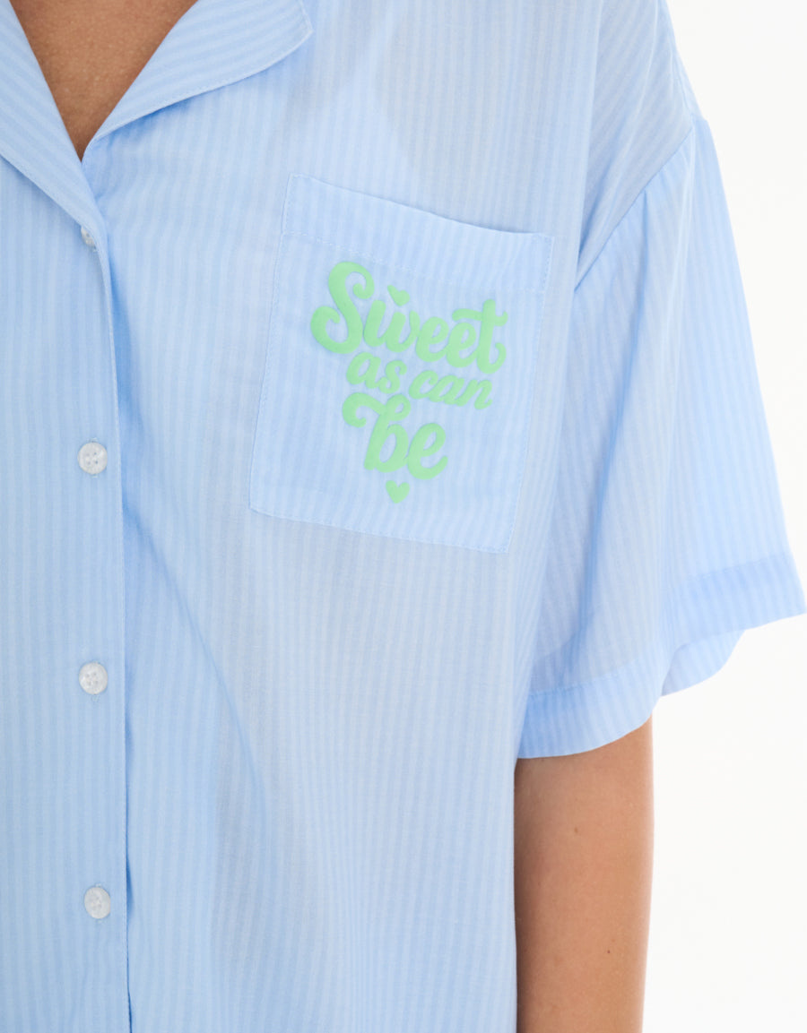 Short Sleeve Shirt and Boxer Set
