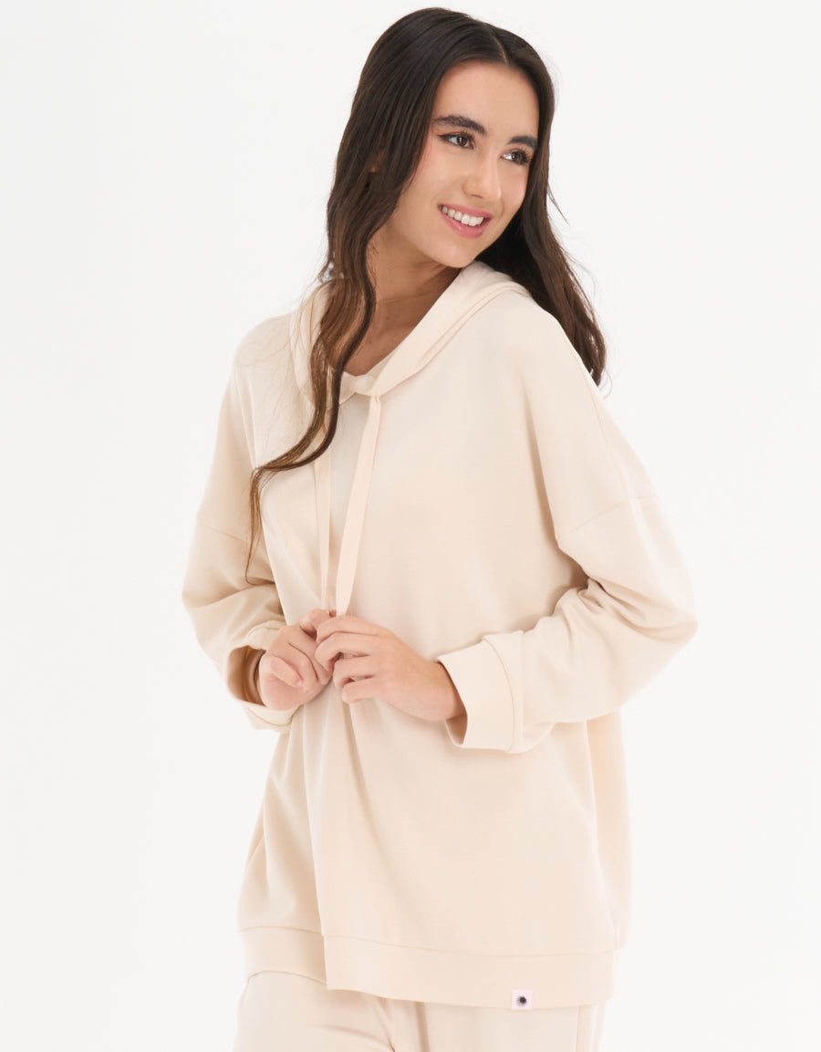 Soft Stretch Hoodie Sweatshirt