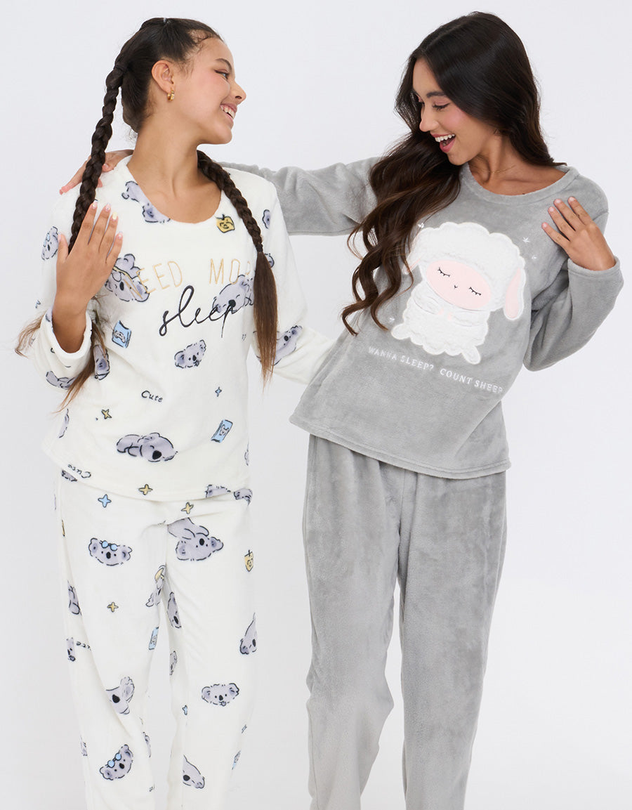 Fleece Pajama Set