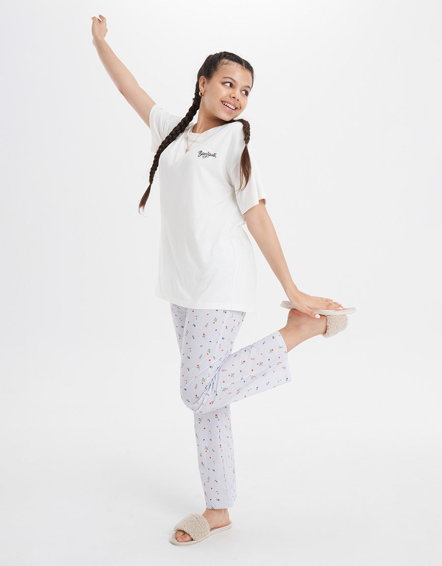 Light Blue Pajama Set