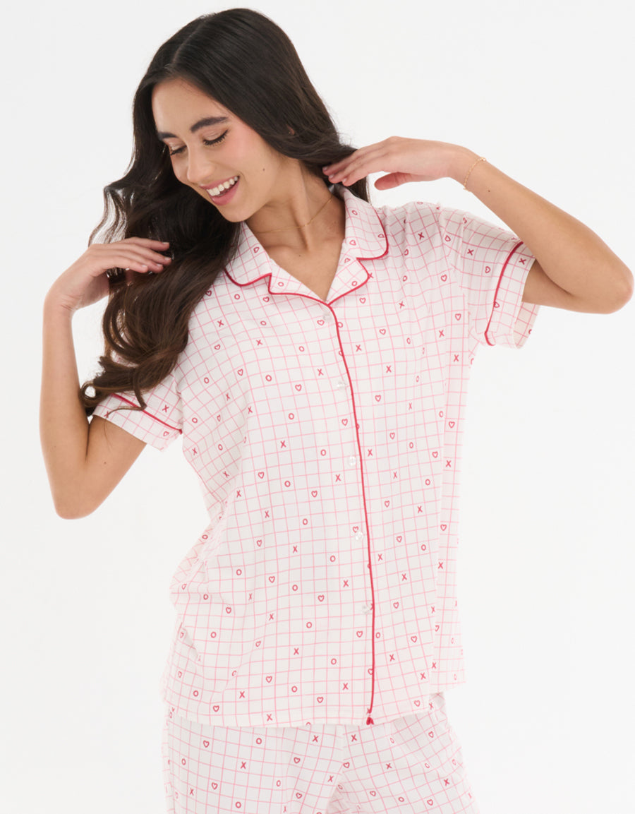 Short Sleeve Pajama Set