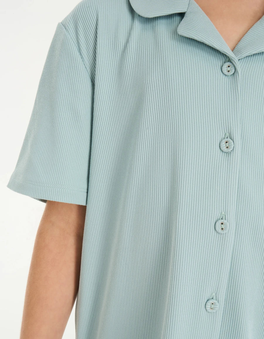 Ribbed Pajama Set