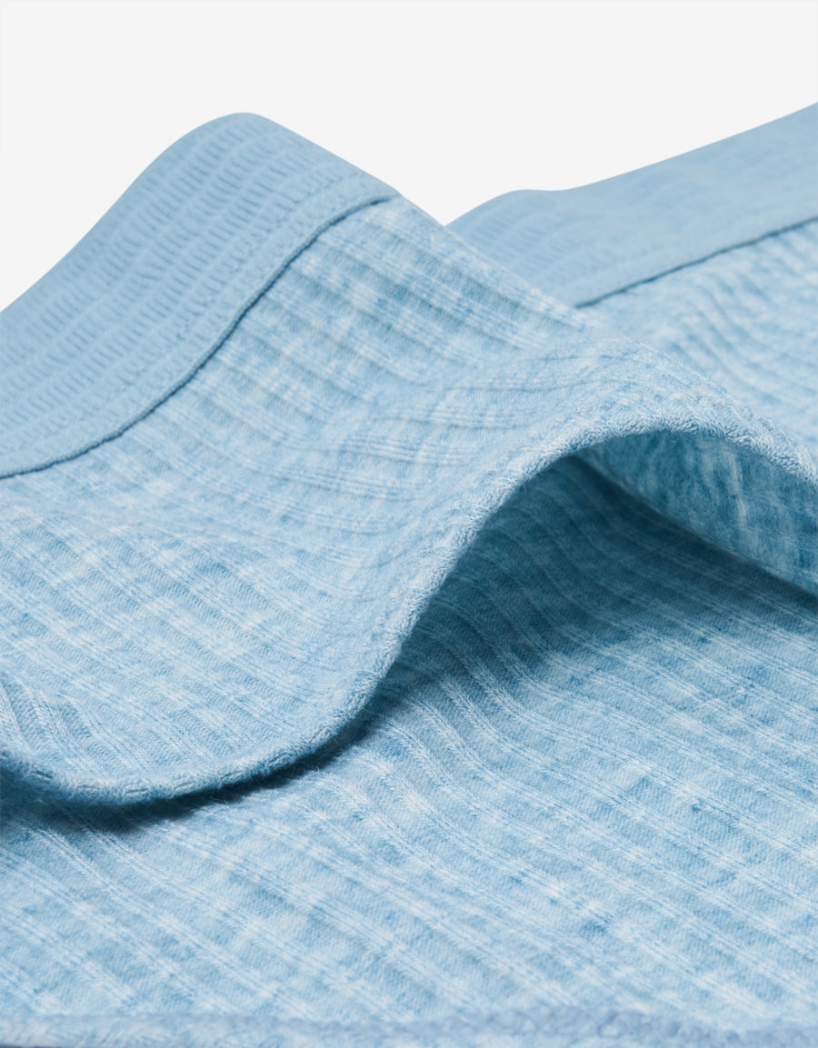 Ribbed Brief in Light Blue