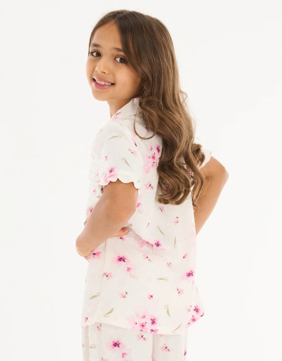 Floral Print Pajama Set