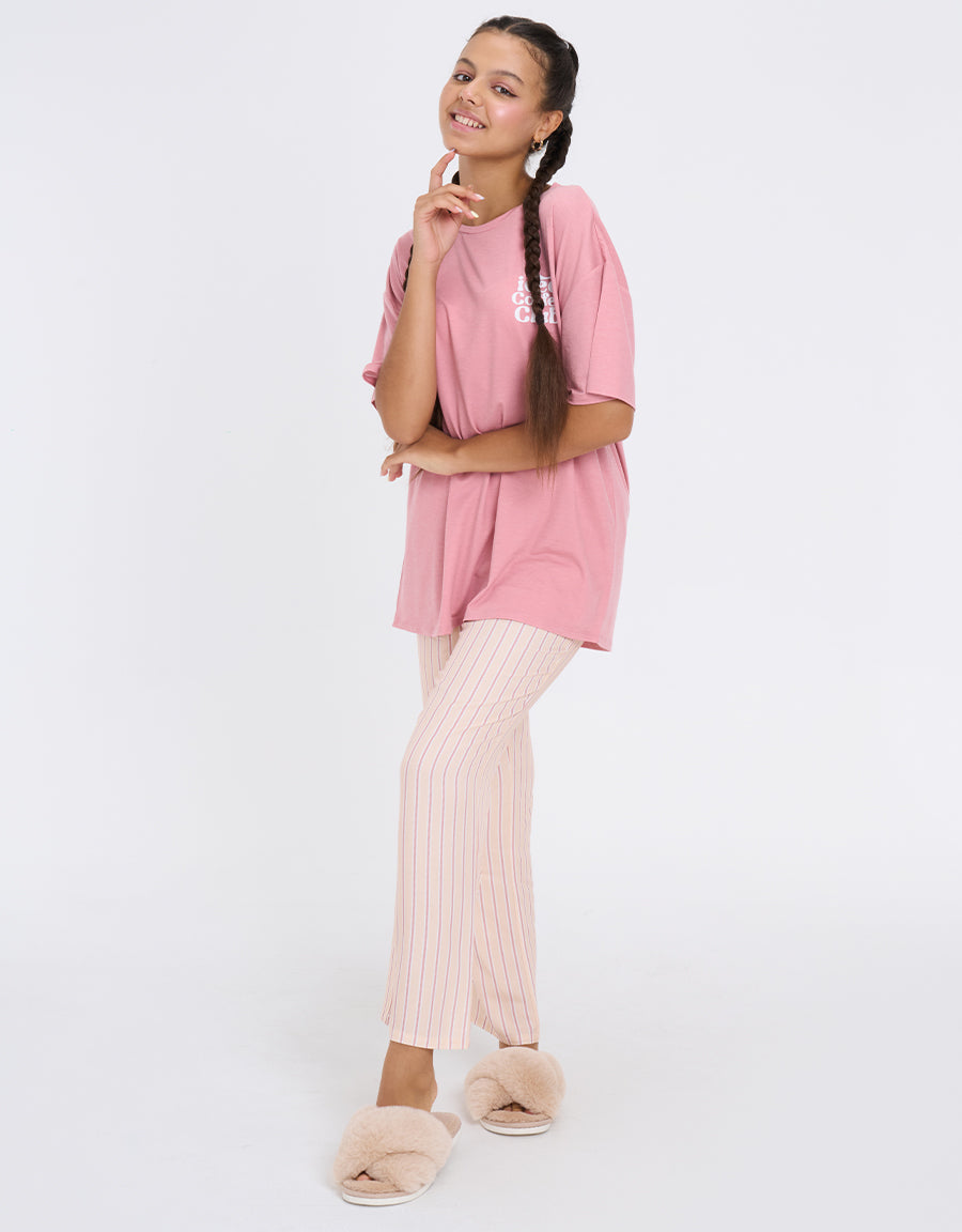 Twill Pajama Set