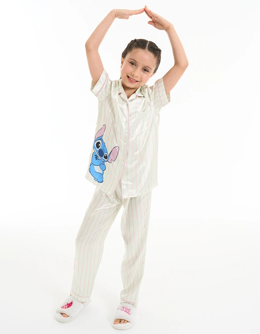 Lilo & Stitch Satin Pajama Set