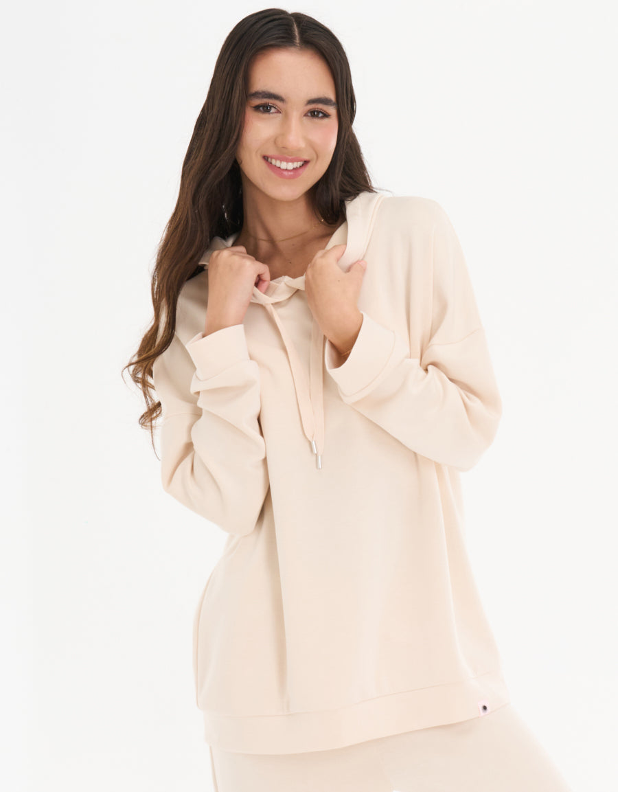 Soft Stretch Hoodie Sweatshirt