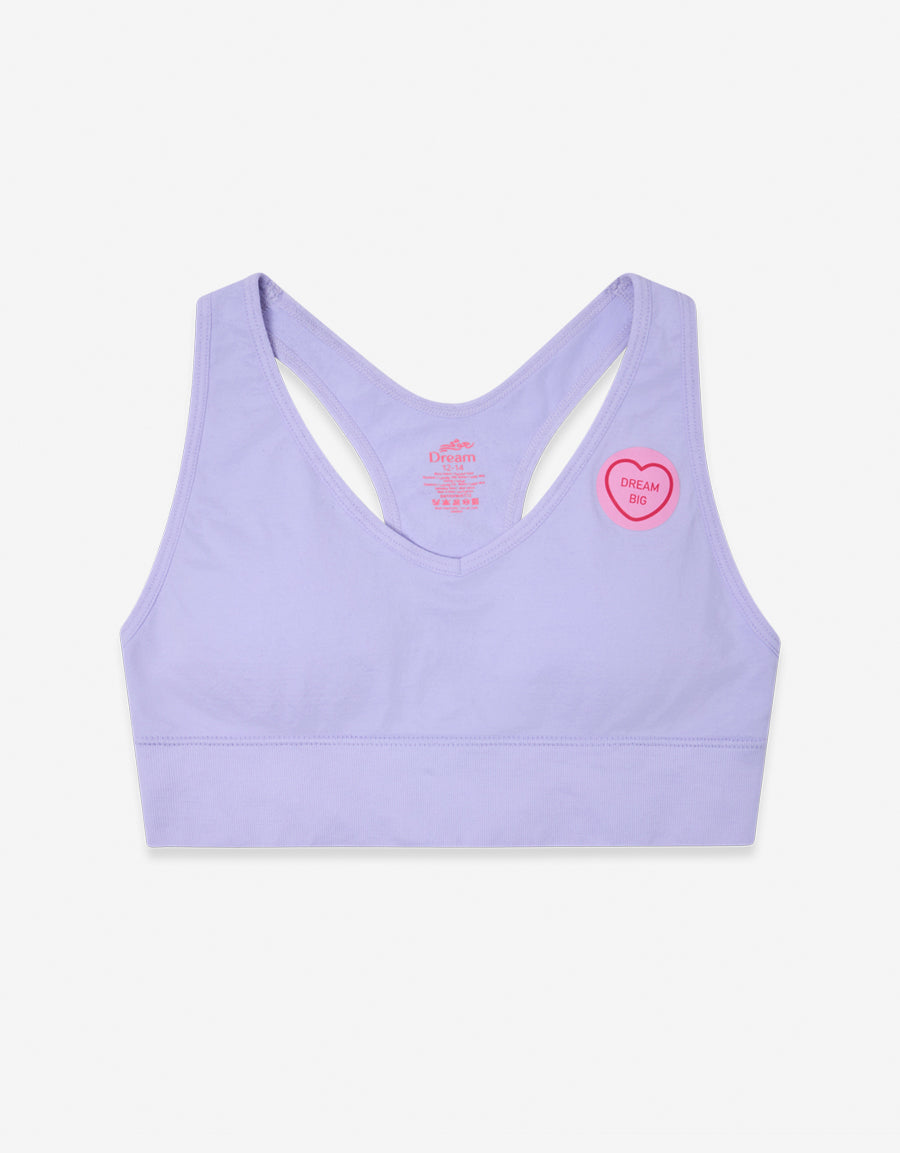 Jersey Seamless Crop Top in Lilac