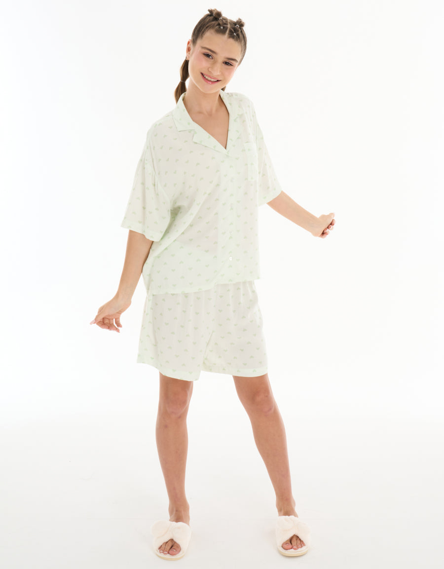 Short Sleeve Shirt and Boxer Set