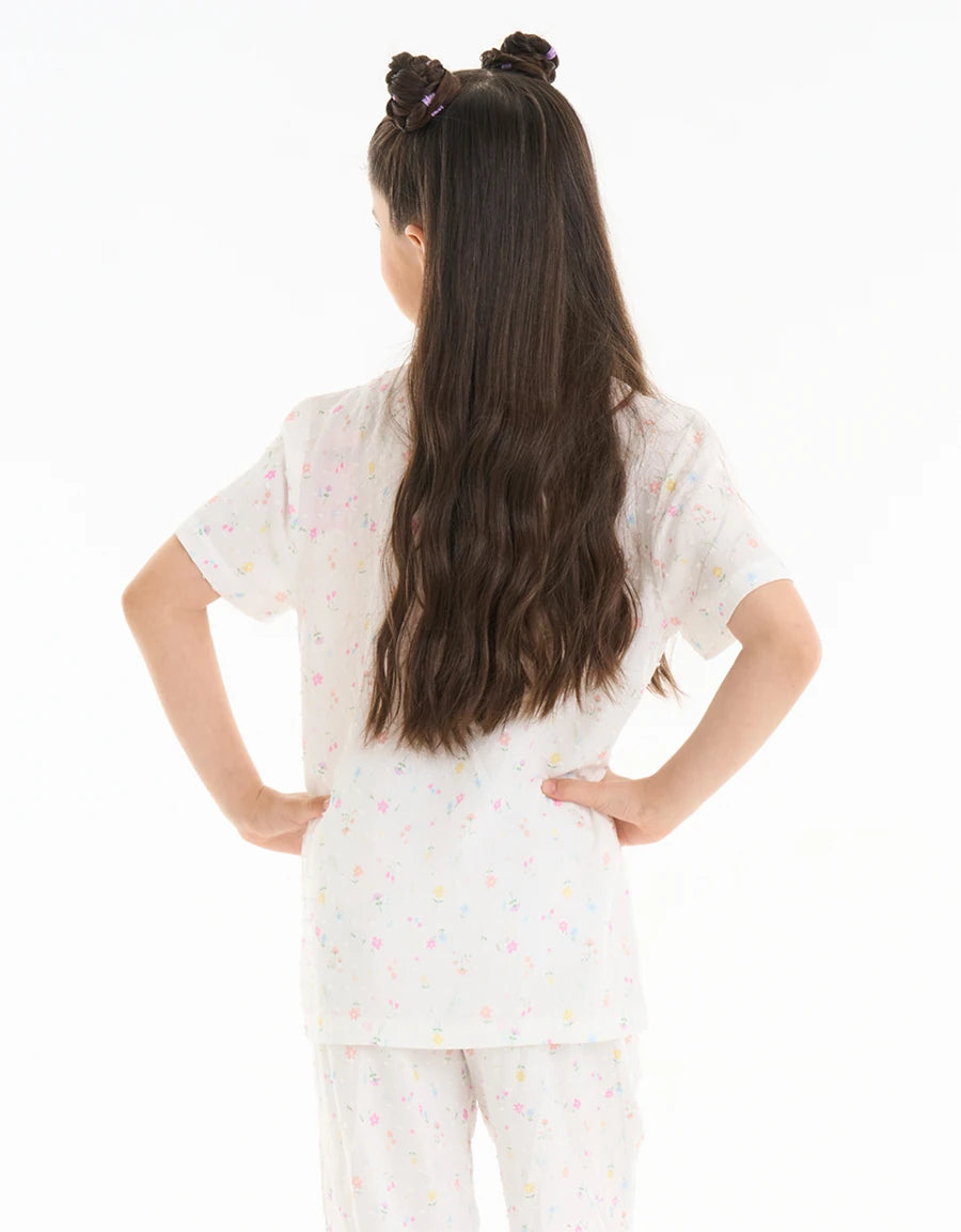 Floral Print Pajama Set