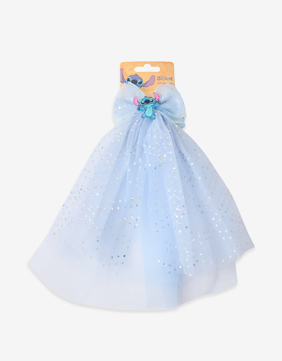 Disney Stitch Tulle Hair Bow Clip