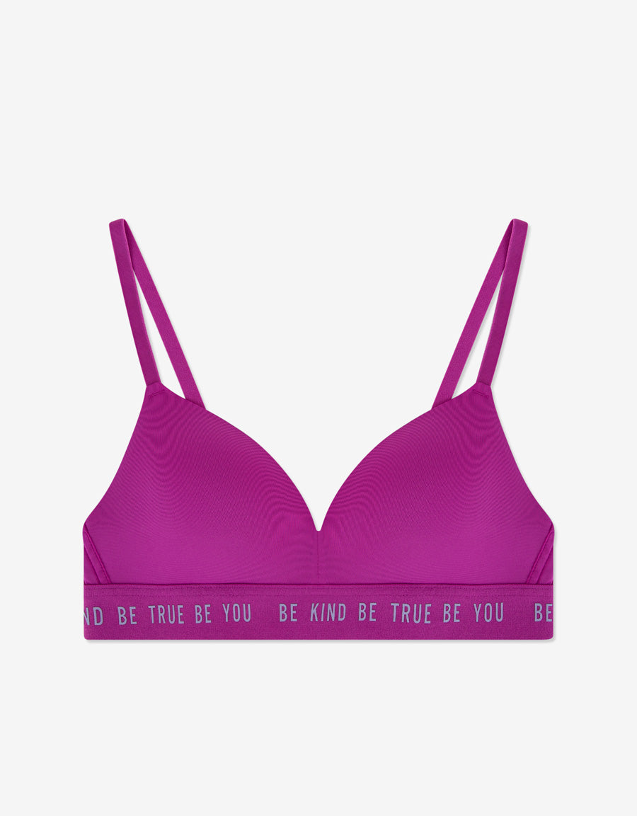 Dark Purple Demi Bra