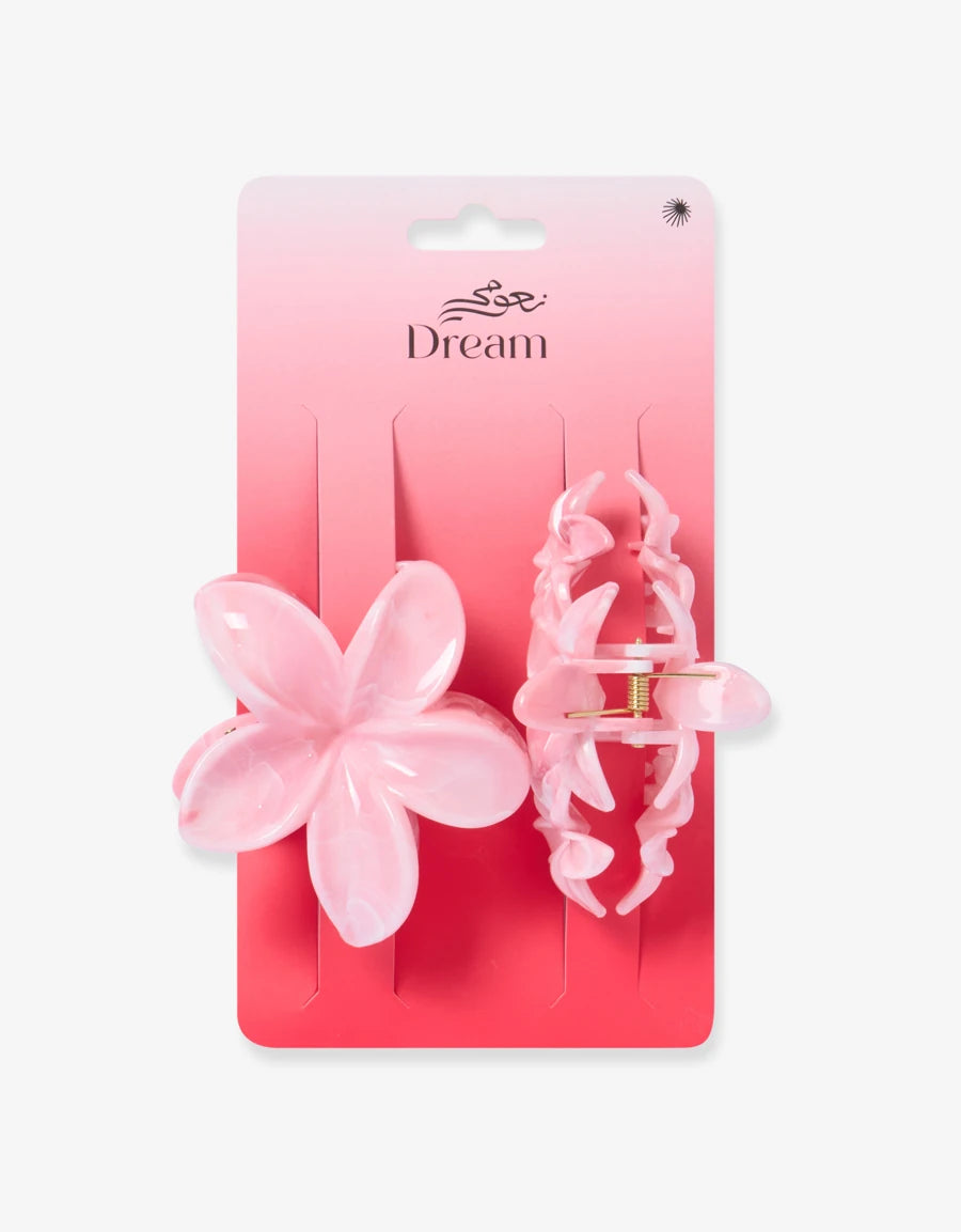 Floral Hair Clip Set