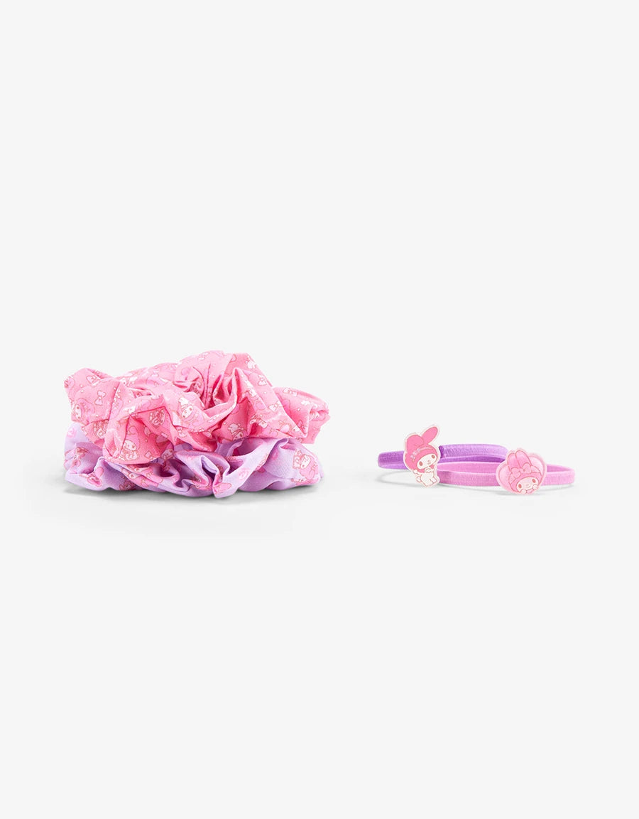 My Melody Hair Ties & Scrunchie Set